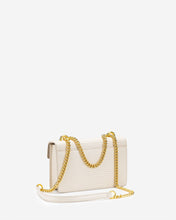 Load image into Gallery viewer, The Envelope Chain Crossbody - Ivory Lizard