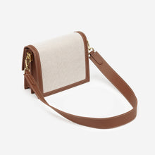 Load image into Gallery viewer, Mini Flap Bag - Beige Canvas
