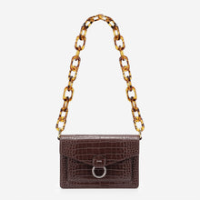 Load image into Gallery viewer, Mya Tortoiseshell Acrylic Chain Strap

