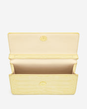 Load image into Gallery viewer, Julia Acrylic Chain Crossbody Bag - Light Yellow Croc
