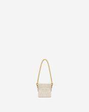 Load image into Gallery viewer, Square Mini Box - Ivory  Croc

