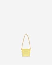 Load image into Gallery viewer, Square Mini Box - Light Yellow Croc
