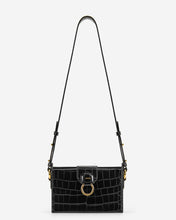 Load image into Gallery viewer, Grace Box Bag - Black Croc
