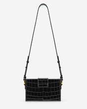 Load image into Gallery viewer, Grace Box Bag - Black Croc
