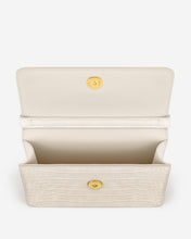 Load image into Gallery viewer, Julia Chain Crossbody Bag - Ivory  Croc
